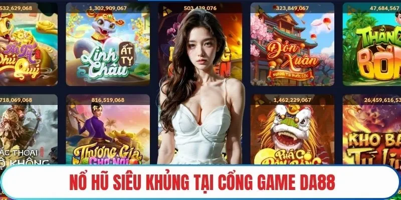 Nổ hũ siêu khủng tại cổng game DA88